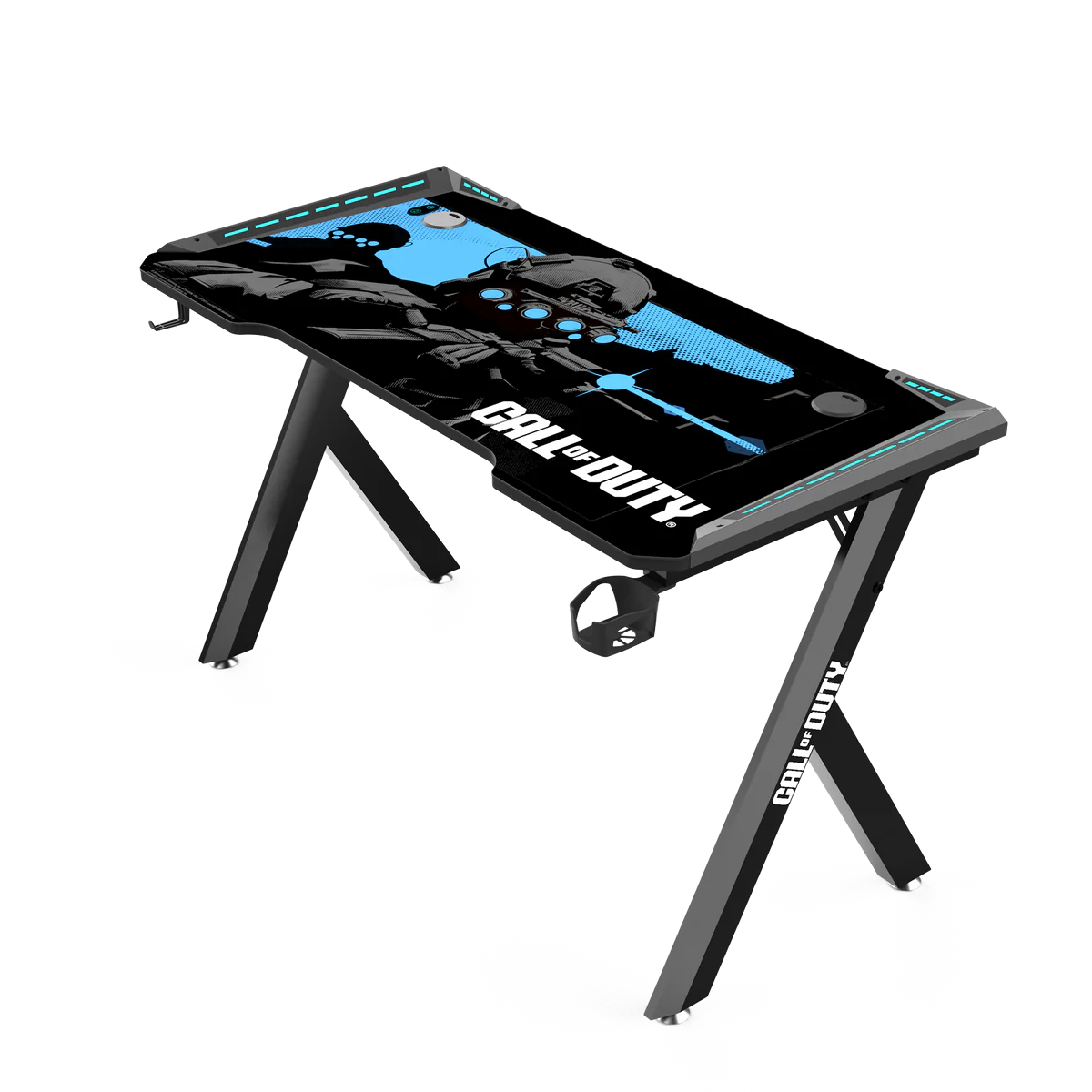 Gameon COD-HAWKSBILL-03 RGB Gaming Desk (120×60×72cm) with Accessories Set