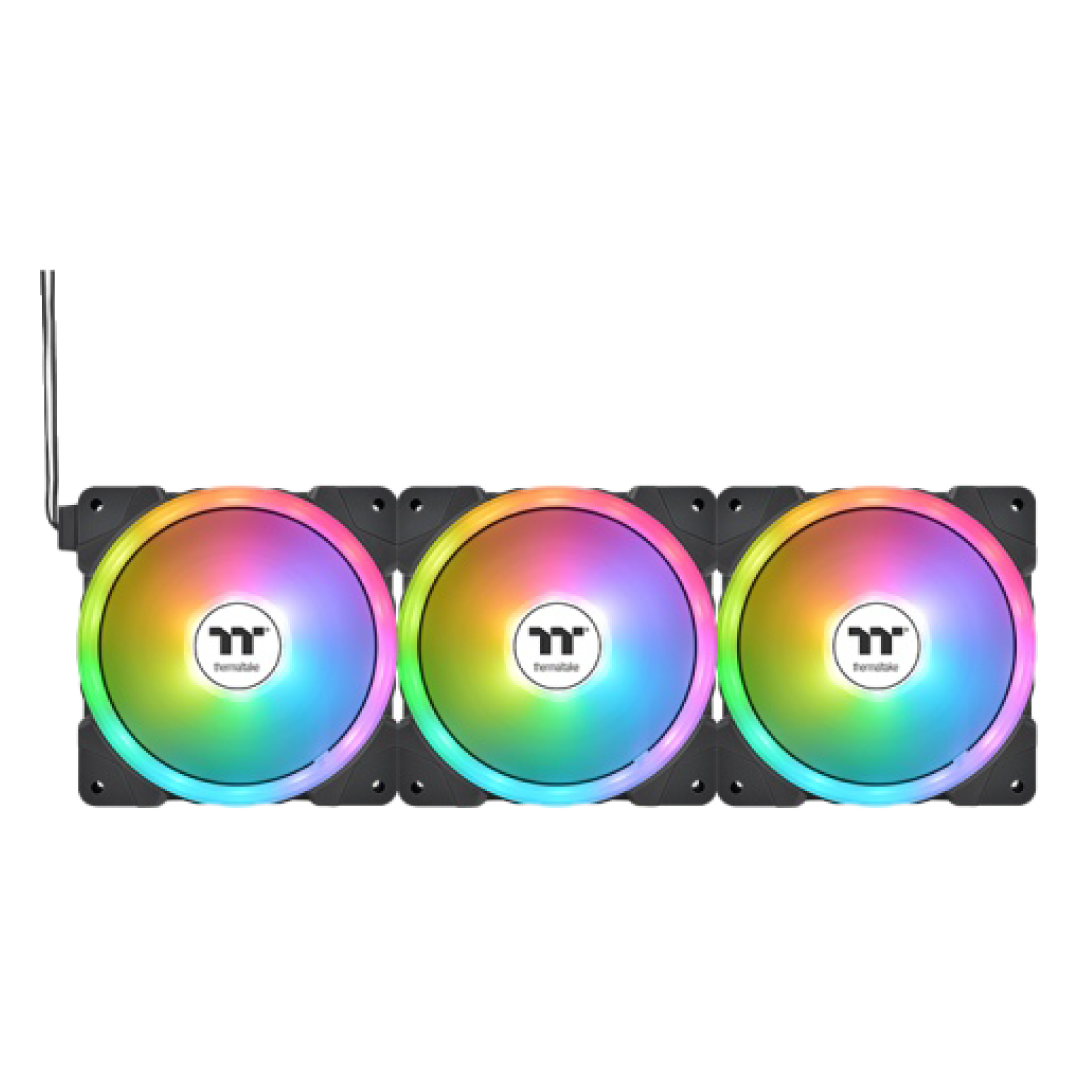 Thermaltake SWAFAN EX12 ARGB Sync Black 120mm Case Fan (CL-F167-PL12SW-A)
