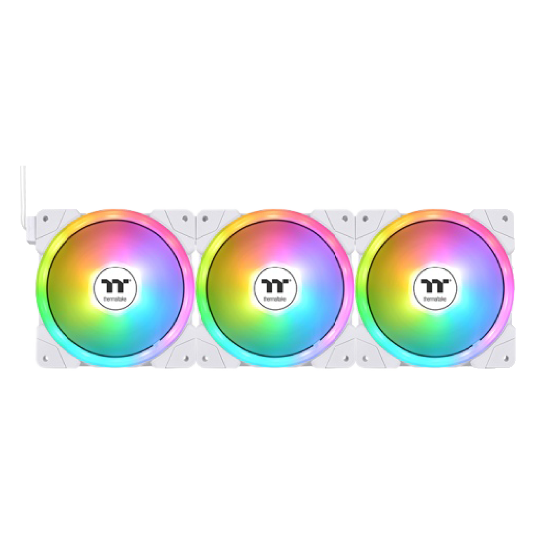 Thermaltake SWAFAN EX12 ARGB Sync White 120mm Case Fan (CL-F169-PL12SW-A)
