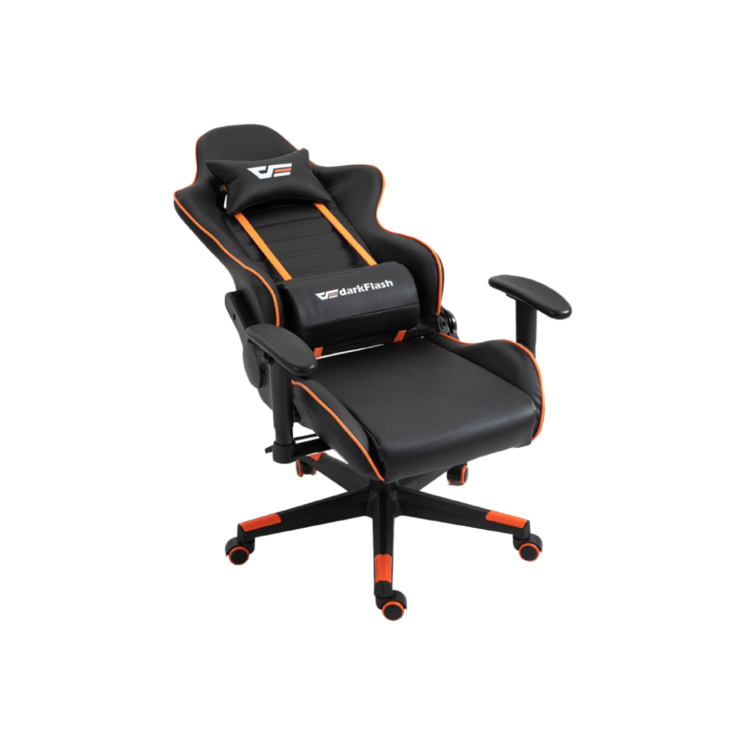 DarkFlash RC350 Gaming Chair – Black / Orange 2