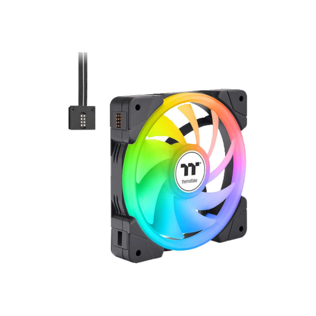 Thermaltake SWAFAN EX12 ARGB Sync Black 120mm Case Fan (CL-F167-PL12SW-A) 1