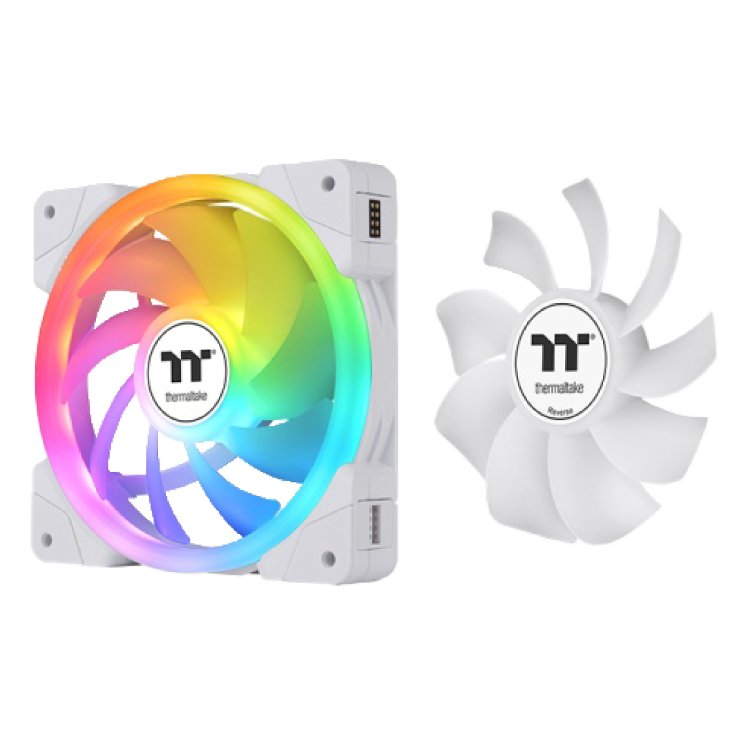 Thermaltake SWAFAN EX12 ARGB Sync White 120mm Case Fan (CL-F169-PL12SW-A) 2