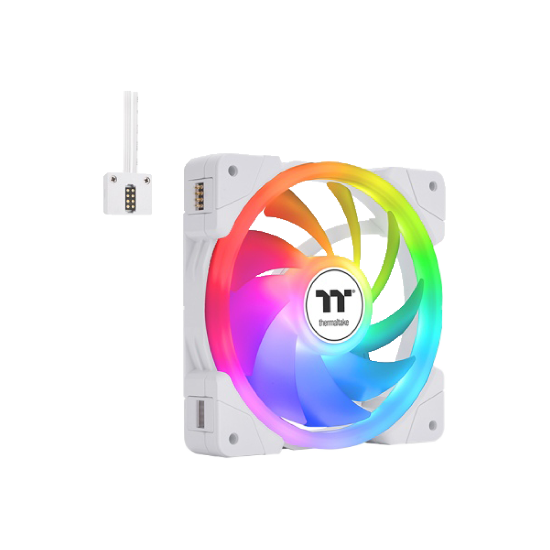 Thermaltake SWAFAN EX12 ARGB Sync White 120mm Case Fan (CL-F169-PL12SW-A) 3