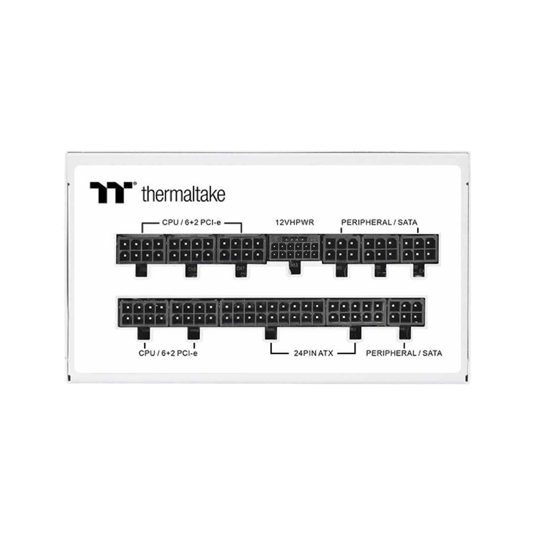 Thermaltake Toughpower GF A3 1050W Snow Edition 80+ Gold ATX 3.0 / PCIe 5.0 Fully Modular PSU (PS-TPD-1050FNFAGx-N) 6