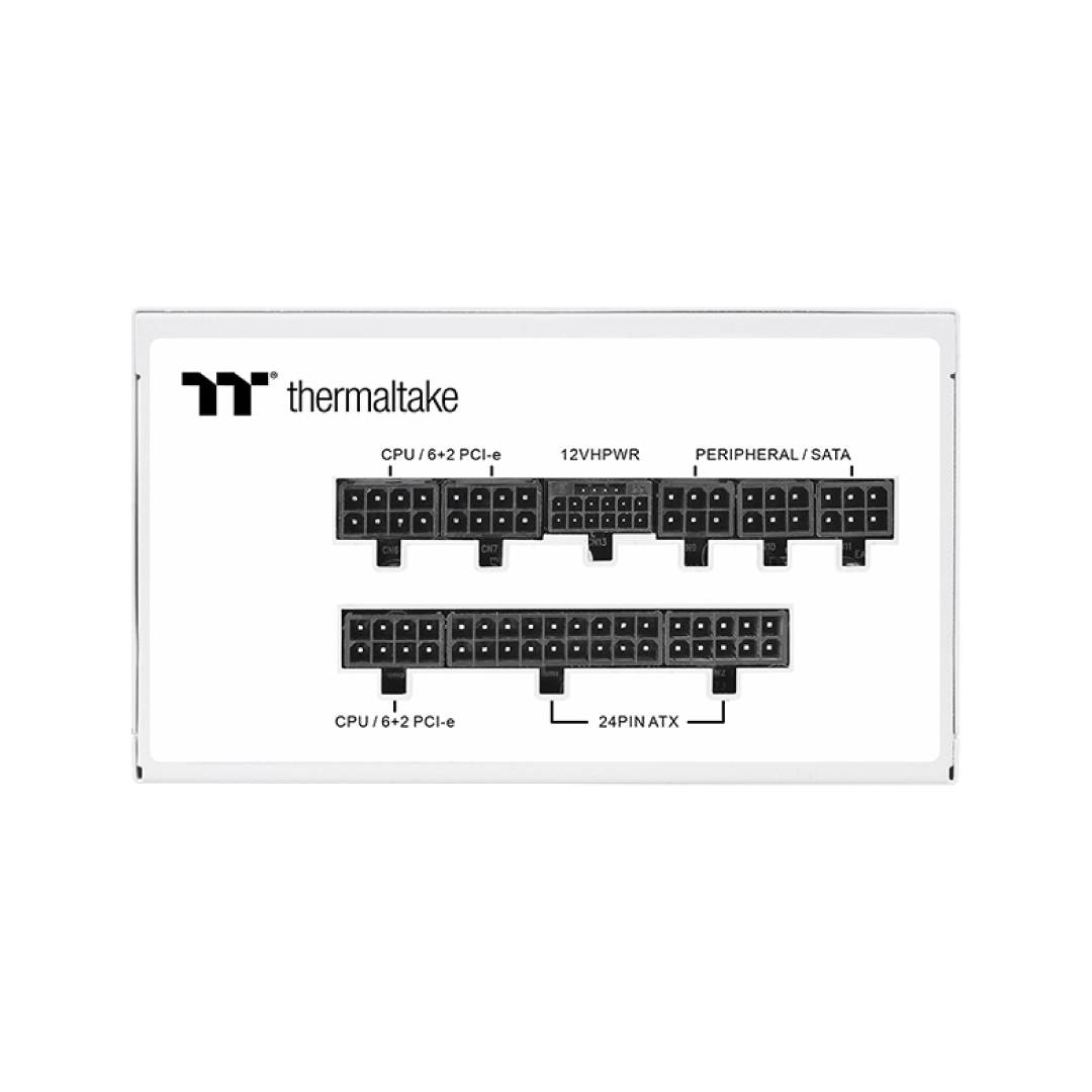 Thermaltake Toughpower GF A3 850W Snow Edition 80+ Gold ATX 3.0 / PCIe 5.0 Fully Modular PSU (PS-TPD-0850FNFAGx-N) 6