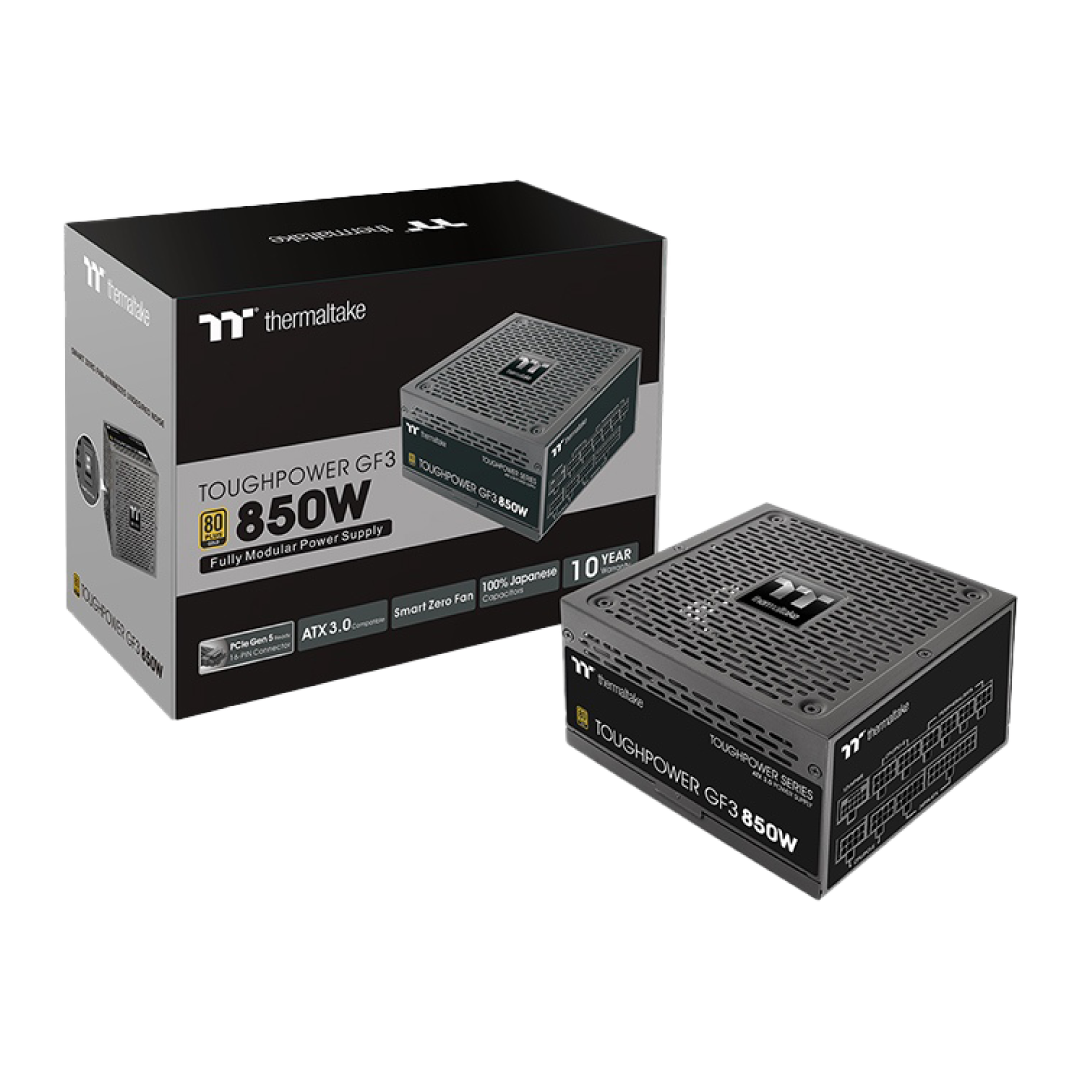 Thermaltake Toughpower GF A3 850W Black 80+ Gold ATX 3.0 / PCIe 5.0 Fully Modular PSU (PS-TPD-0850FNFAGx-H)