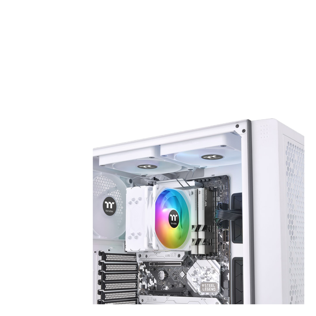 Thermaltake UX200 SE White ARGB CPU Air Cooler (CL-P105-AL12SW-A) 5