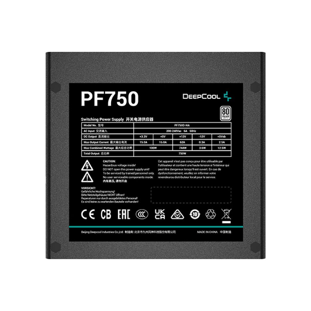 Deepcool PF750D 80+ 750W ATX Power Supply 4