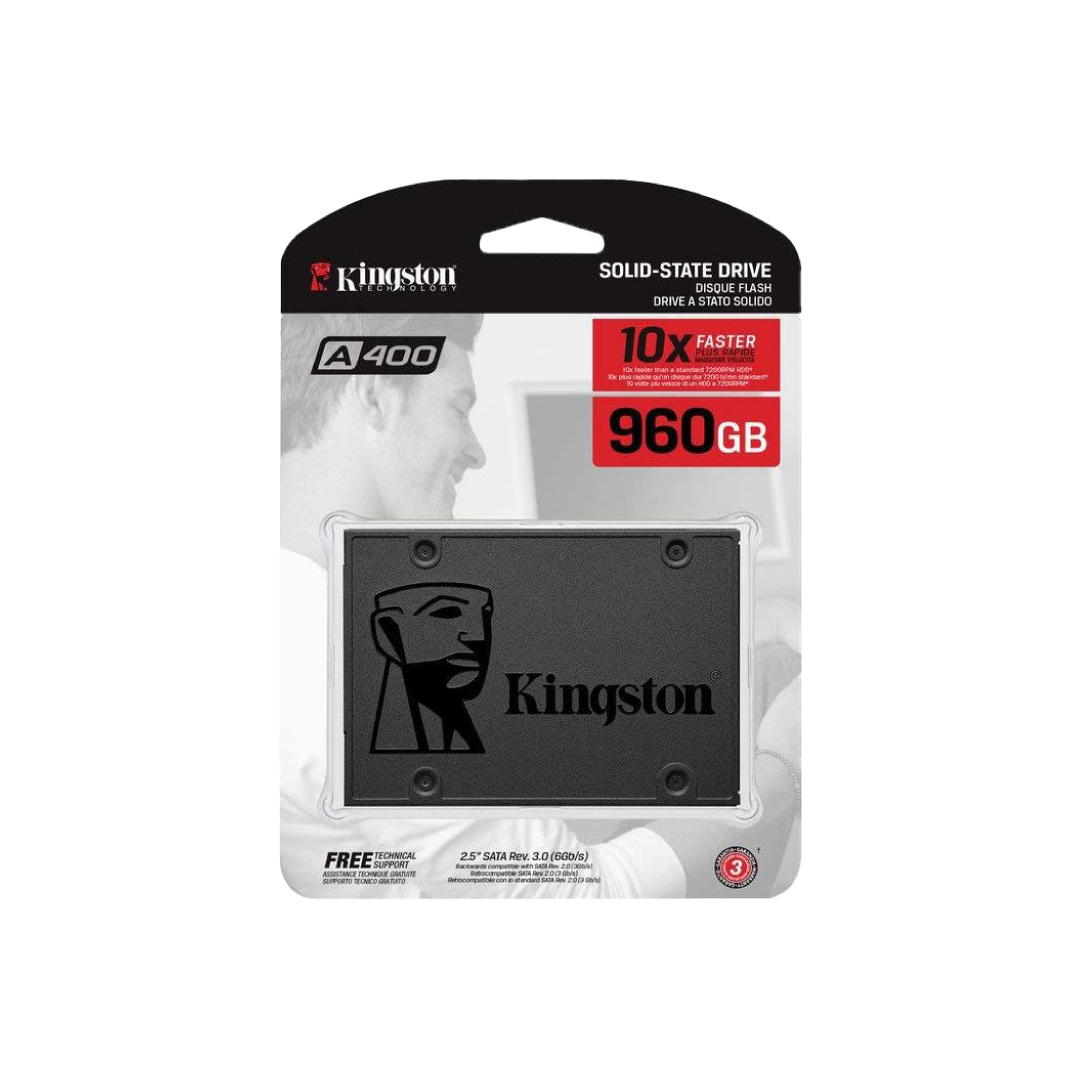 Kingston A400 960GB SATA 2.5″ Internal SSD
