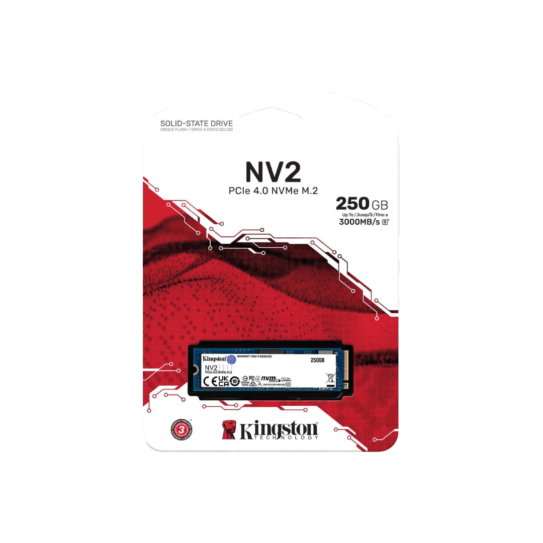 Kingston NV2 250GB M.2 NVMe PCIe 4.0 SSD