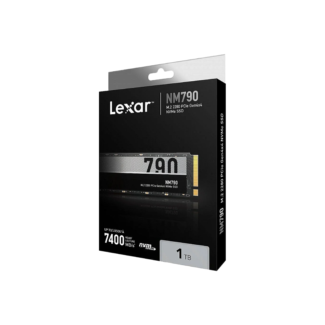 Lexar NM790 1TB NVMe M.2 SSD – PCIe Gen4×4 7400 MB/s