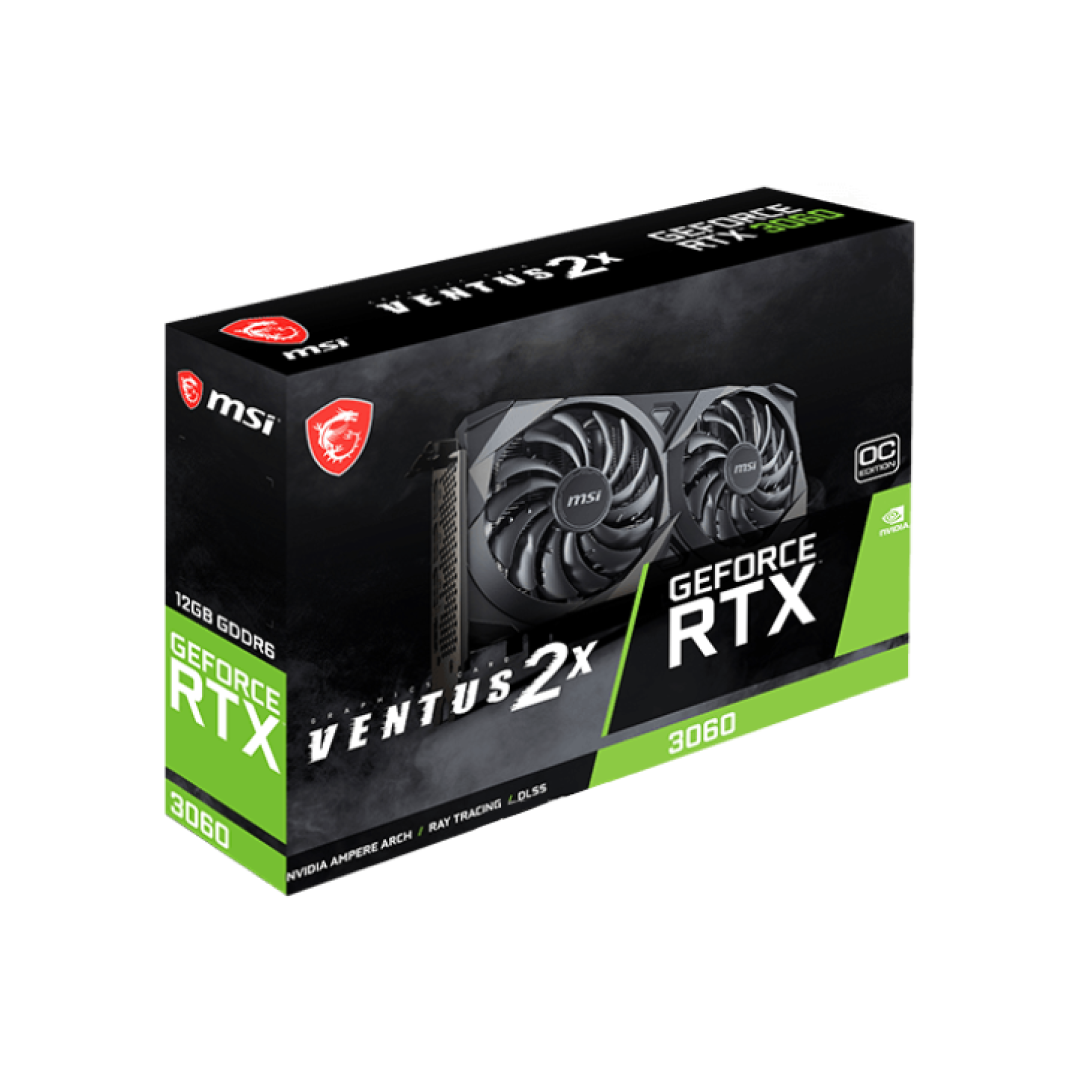 MSI GeForce RTX 3060 12GB VENTUS 2X OC – GDDR6 Gaming Graphics Card 1
