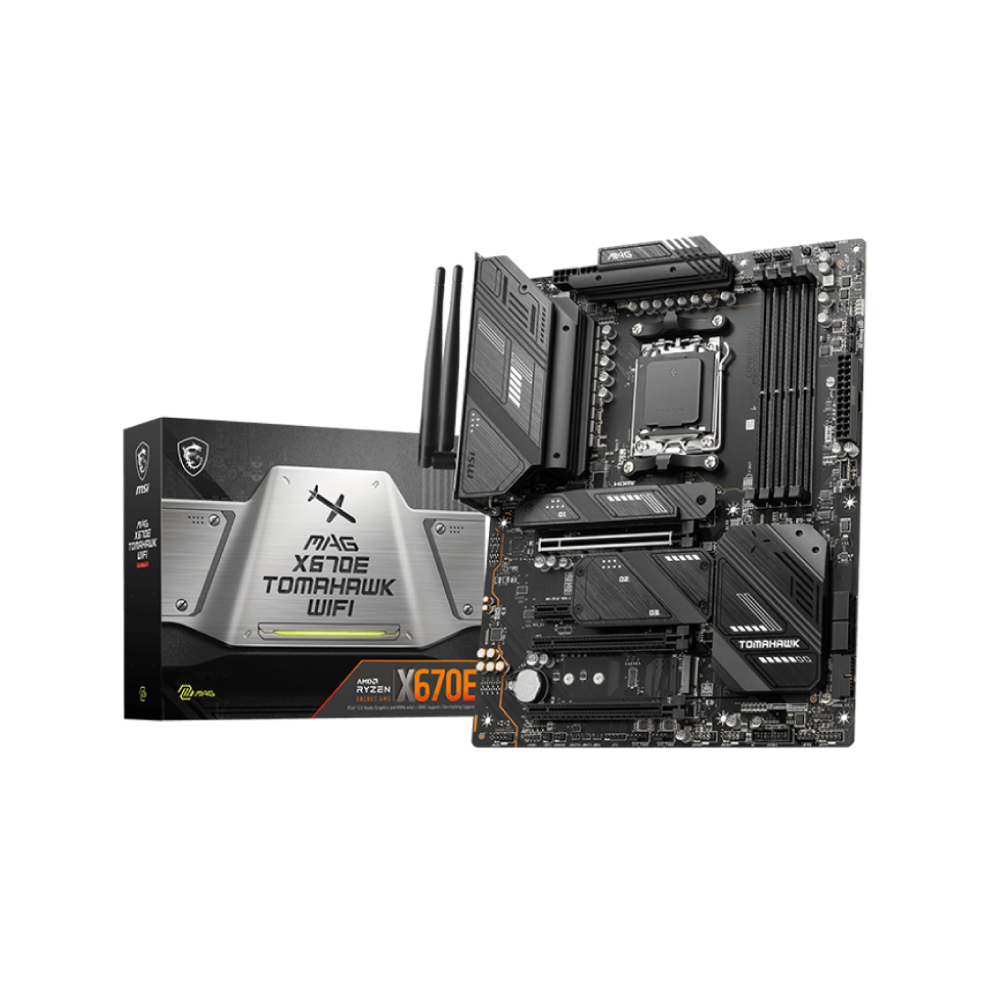 MSI MAG X670E TOMAHAWK WIFI – ATX AM5 Gaming Motherboard