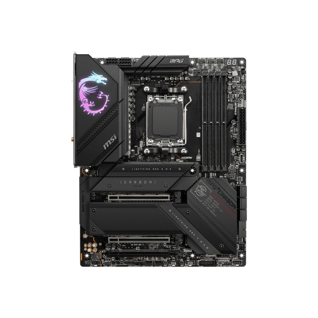 MSI MPG X670E CARBON WIFI – AMD AM5 ATX Gaming Motherboard 1