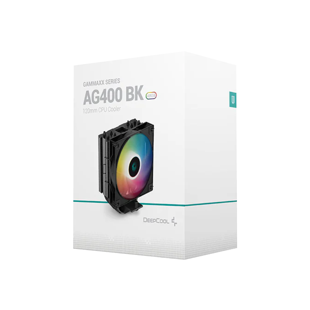 Deepcool AG400 Black Air CPU Cooler – Single Tower