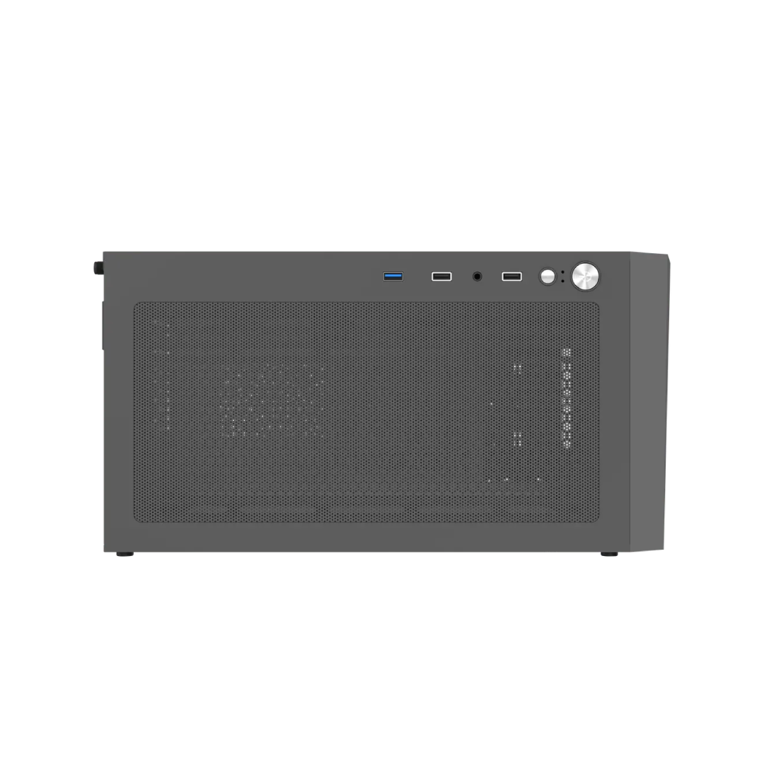 DarkFlash AL390 Black M‑ATX Gaming PC Case 1