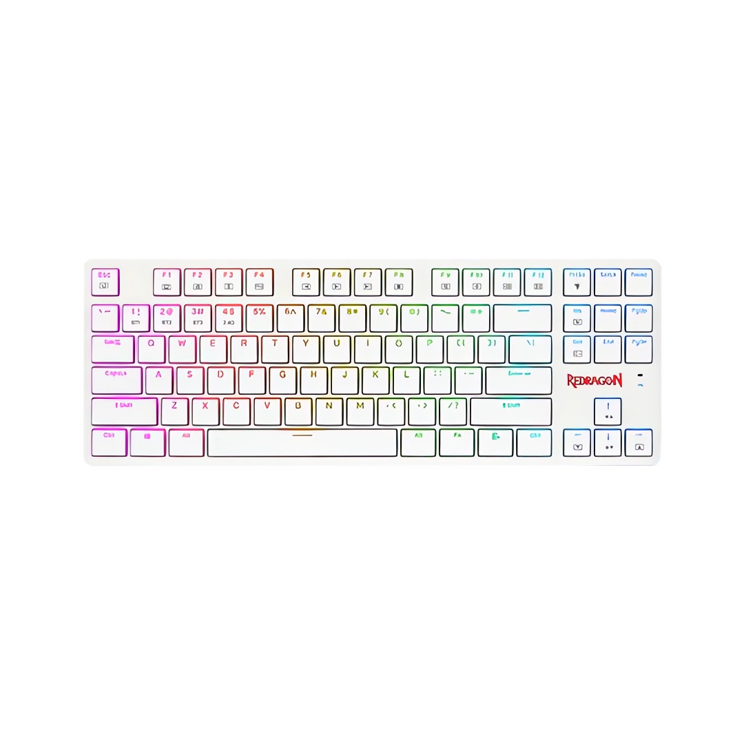 Redragon Anubis K539W-RGB 80% Low Profile Mechanical Keyboard – White 2