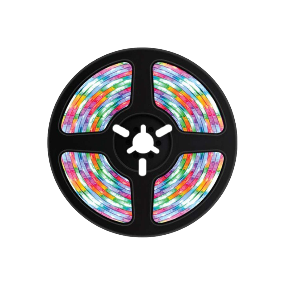 Porodo Blue PB-RGBSL 5M Sound Reactive RGB LED Strip Light – 44-Key Remote / Music Sync / Multi Effects