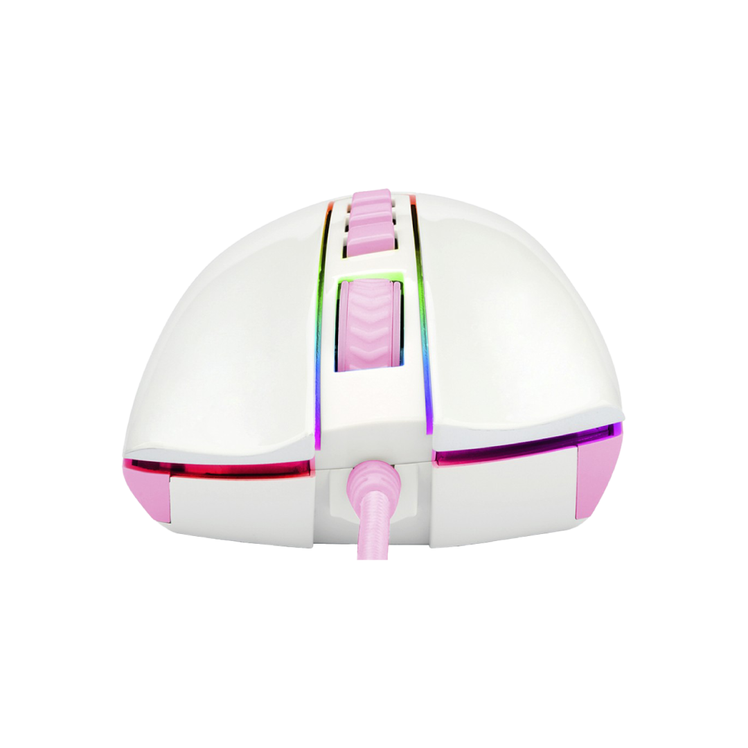 Redragon Cobra M711WP RGB Gaming Mouse – White/Pink (Lollipop Edition) 5