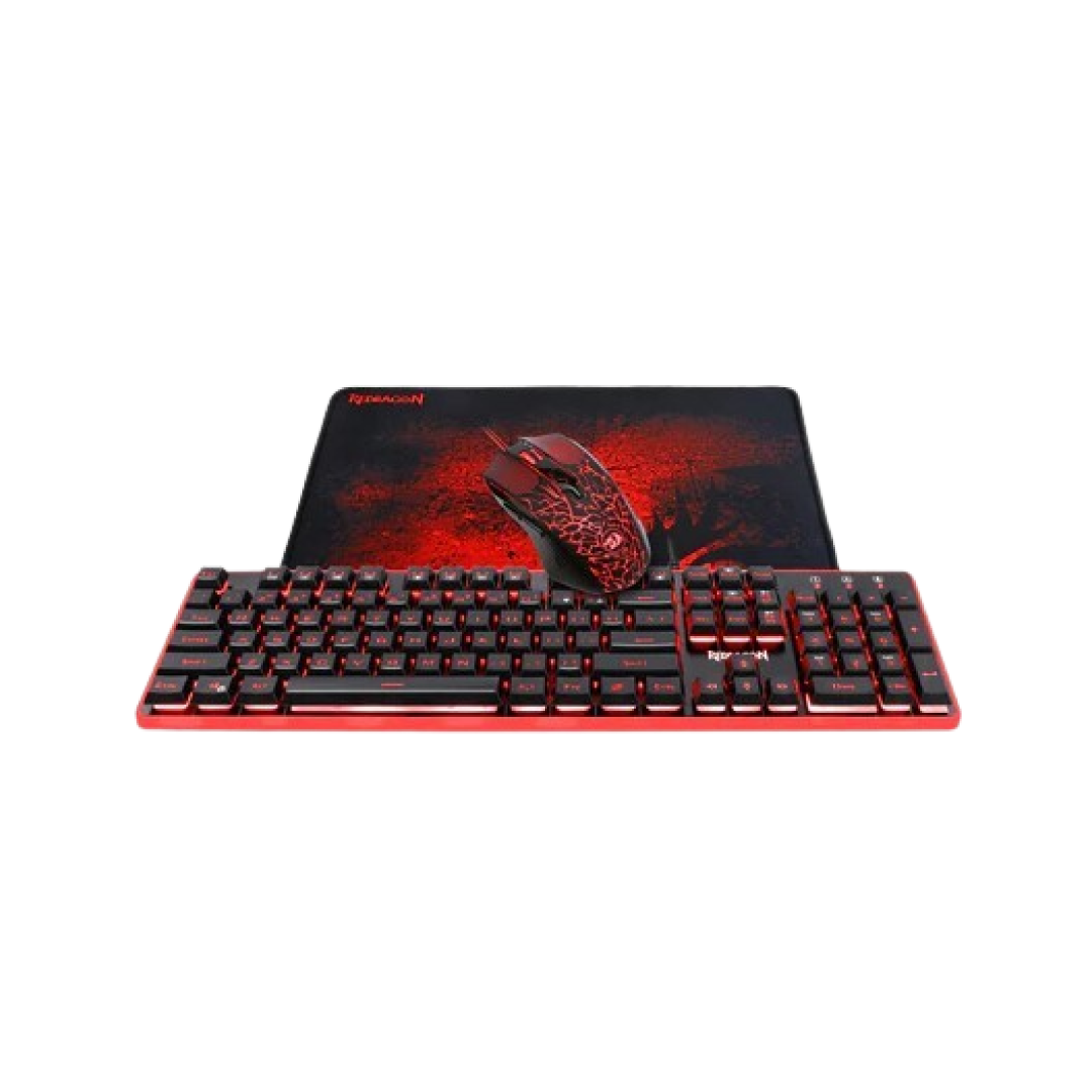 Redragon Gaming Essential Combo S107 3-in-1 Set – Keyboard + Mouse + Mouse Pad 1