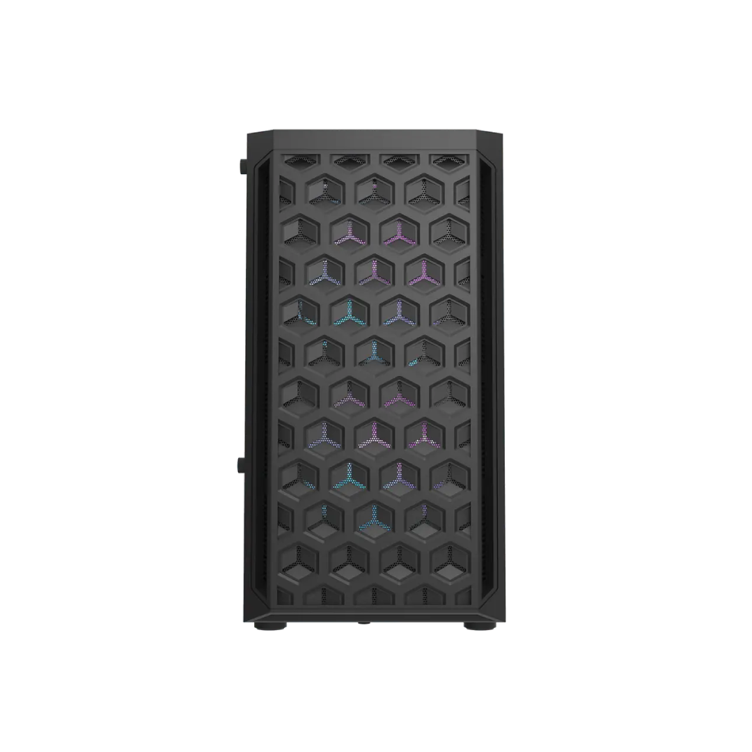 DarkFlash DK300M Black Micro‑ATX Gaming PC Case 1