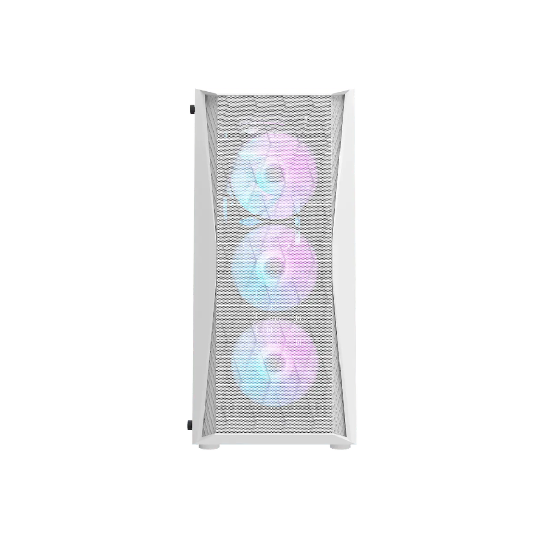 DarkFlash DK352 White Mid-Tower Gaming PC Case 1
