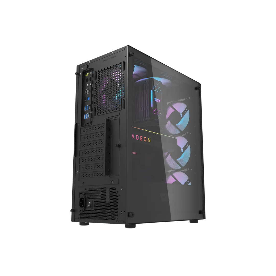 DarkFlash DK352 Black Mid-Tower Gaming PC Case 1
