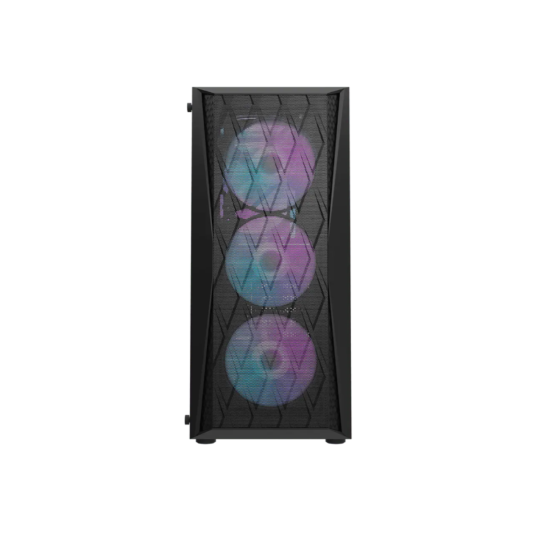 DarkFlash DK352 Black Mid-Tower Gaming PC Case 2