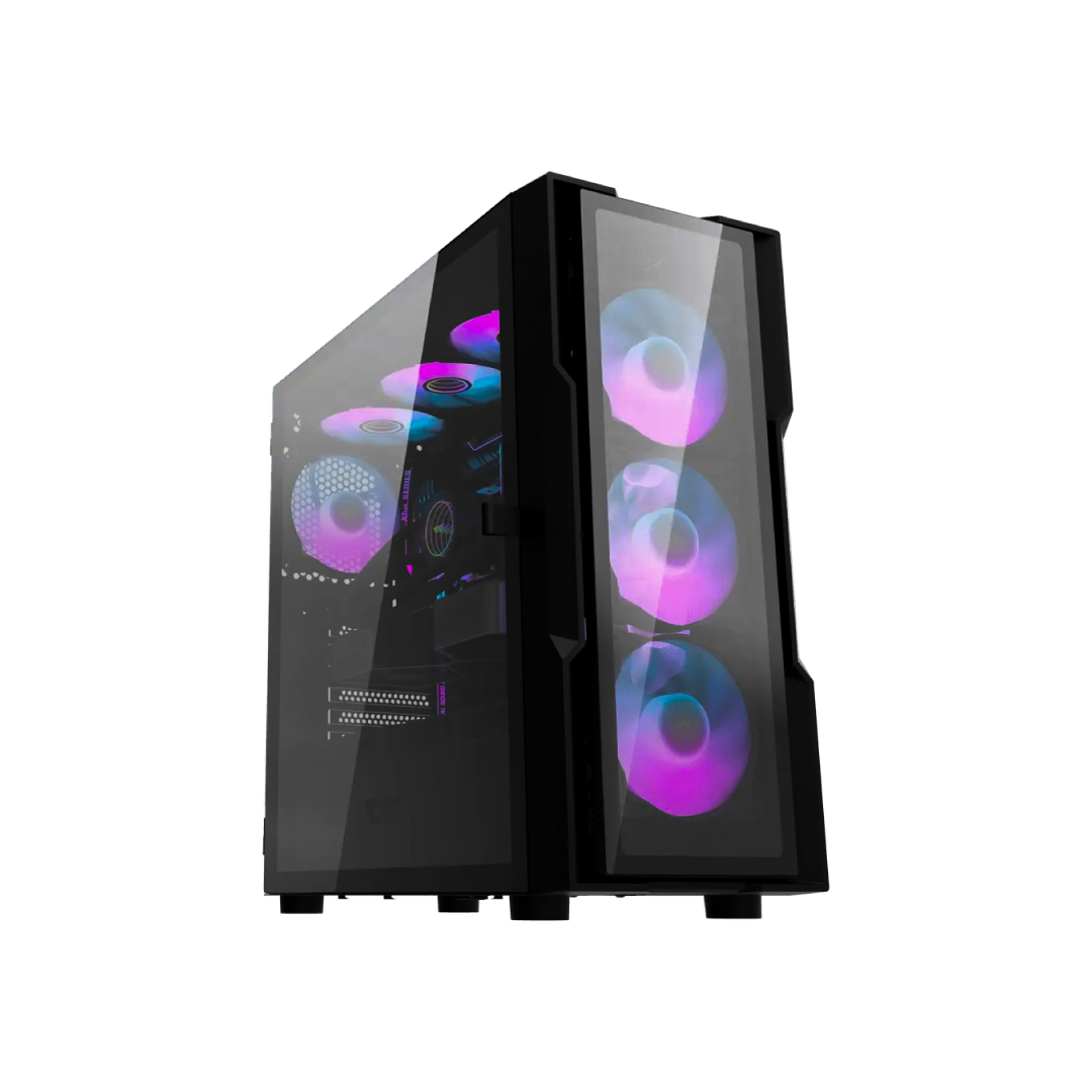 DarkFlash DK431 Glass Mid‑Tower Gaming PC Case