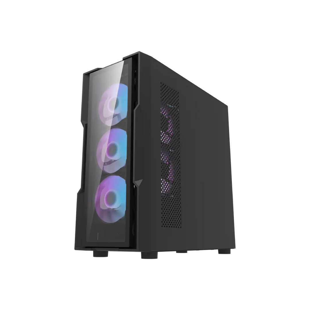 DarkFlash DK431 Glass Mid‑Tower Gaming PC Case 4