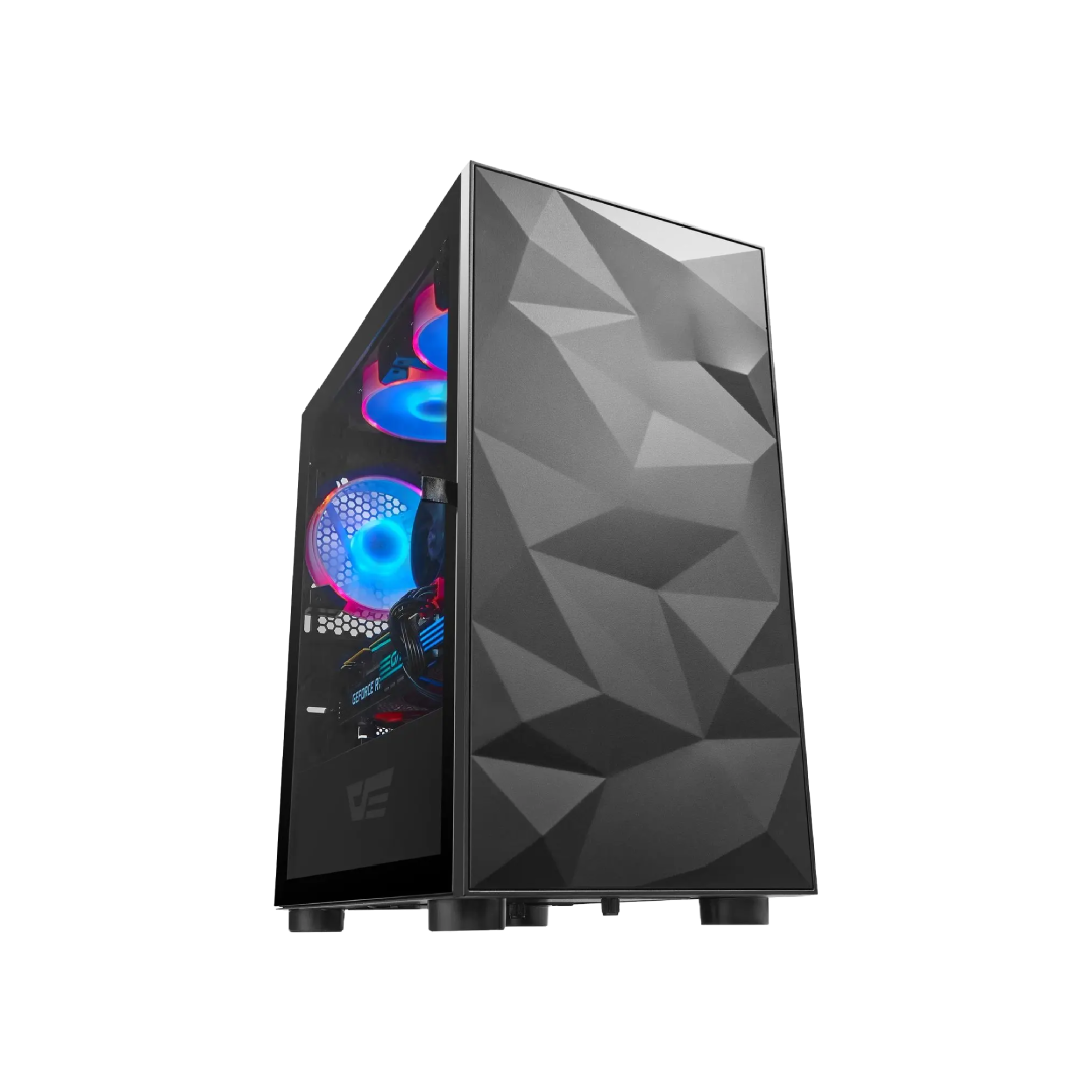 DarkFlash DLM21 Black Gaming PC Case