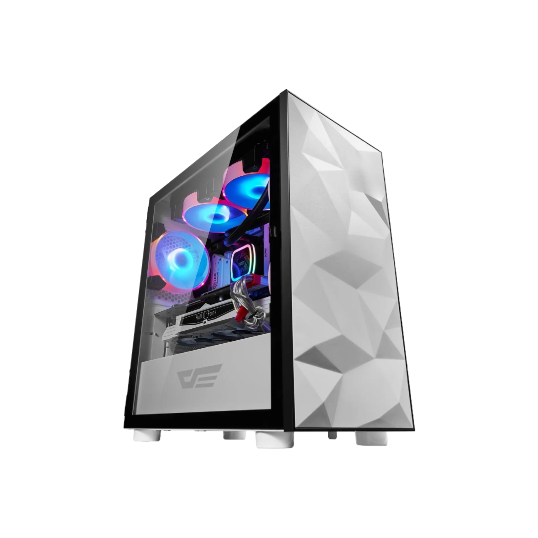 DarkFlash DLM21 White Gaming PC Case