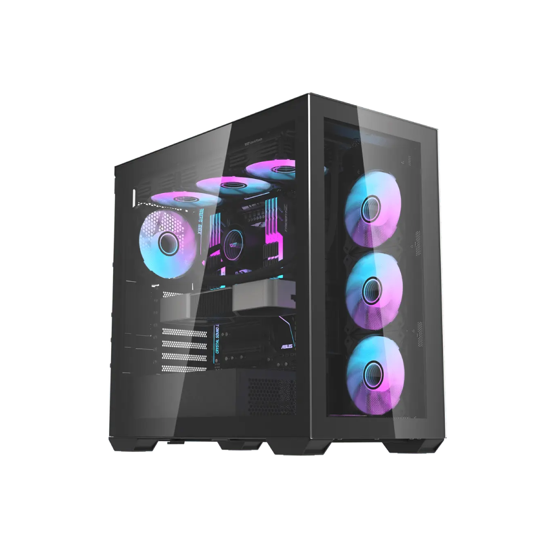 DarkFlash DLX4000 Black Full‑Tower Gaming PC Case