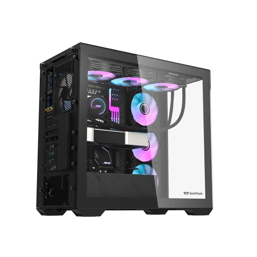 DarkFlash DLX4000 Black Full‑Tower Gaming PC Case 3