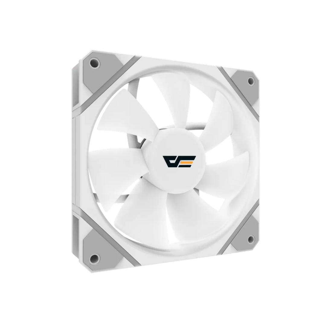 DarkFlash DM12F ARGB Cooling Fan – White 1
