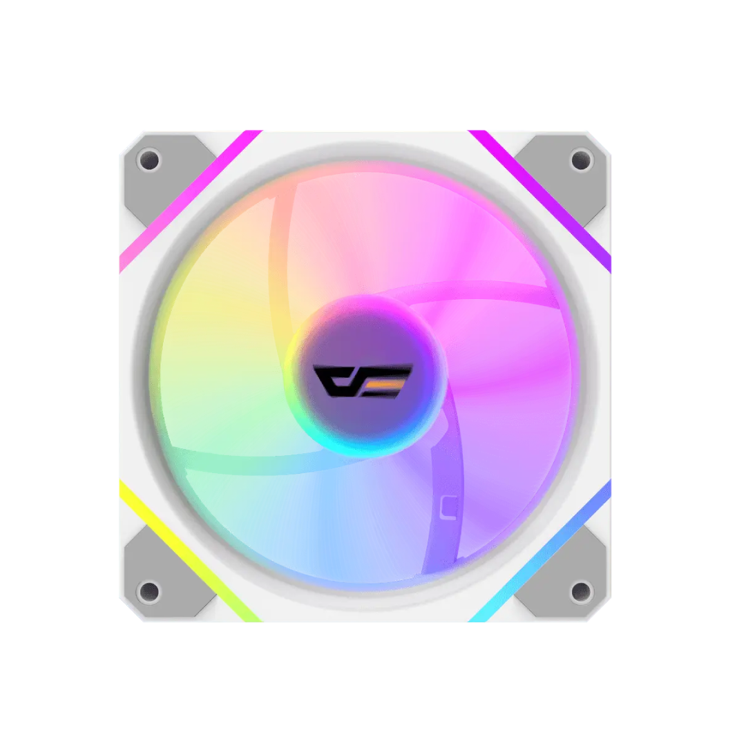 DarkFlash DM12F ARGB Cooling Fan – White