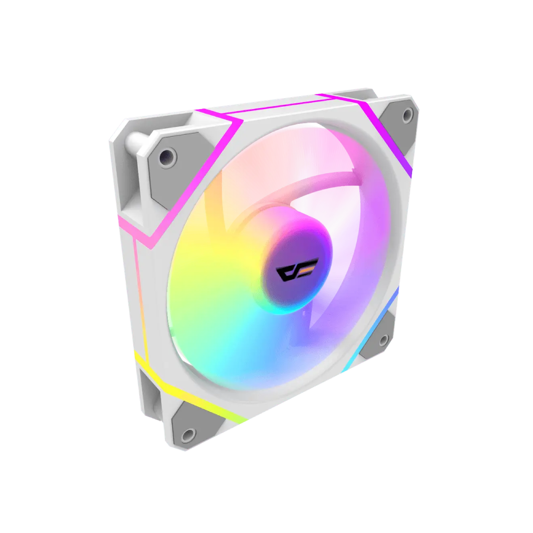 DarkFlash DM12F ARGB Cooling Fan – White 2