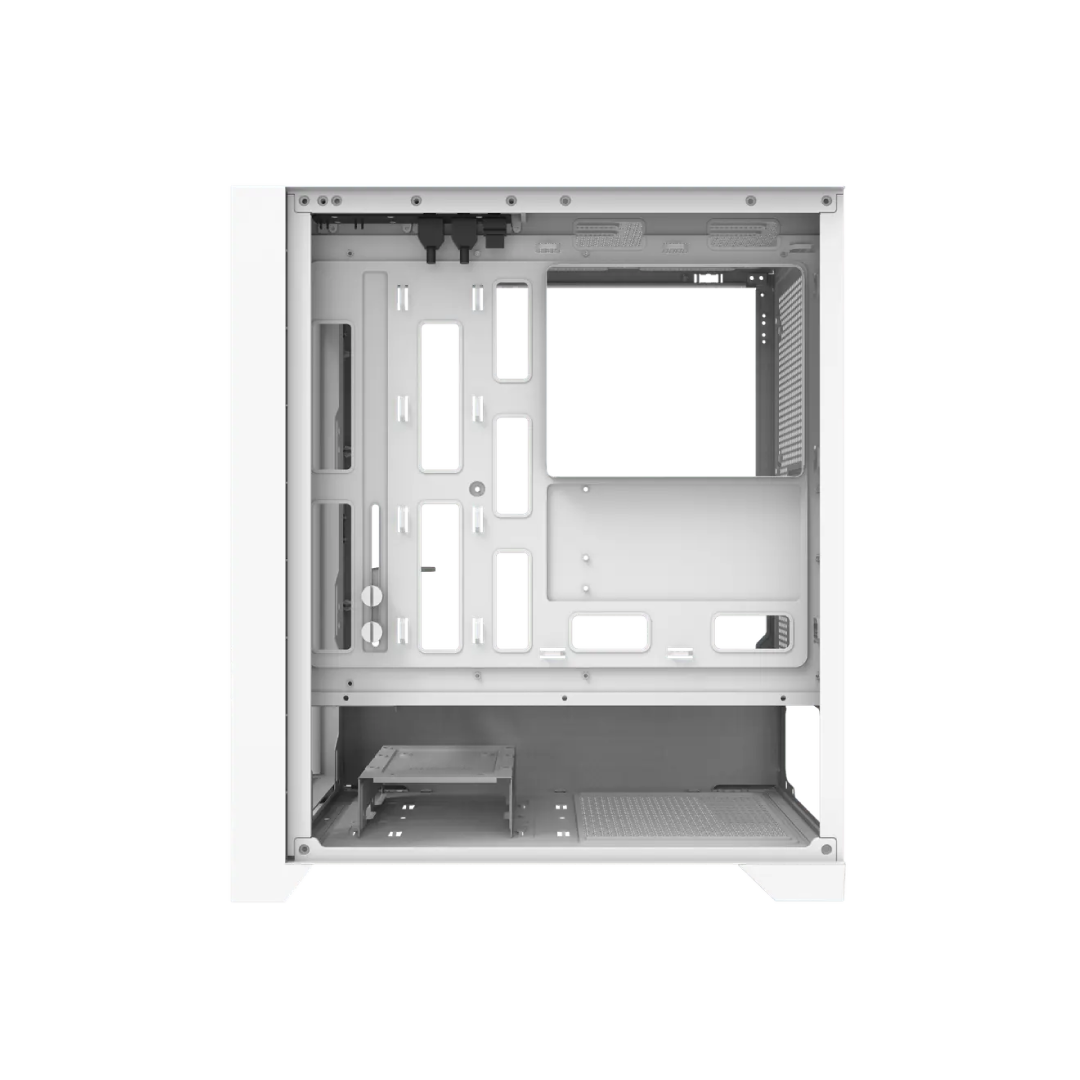 DarkFlash DRX70 Mesh White Mid‑Tower Gaming PC Case 3