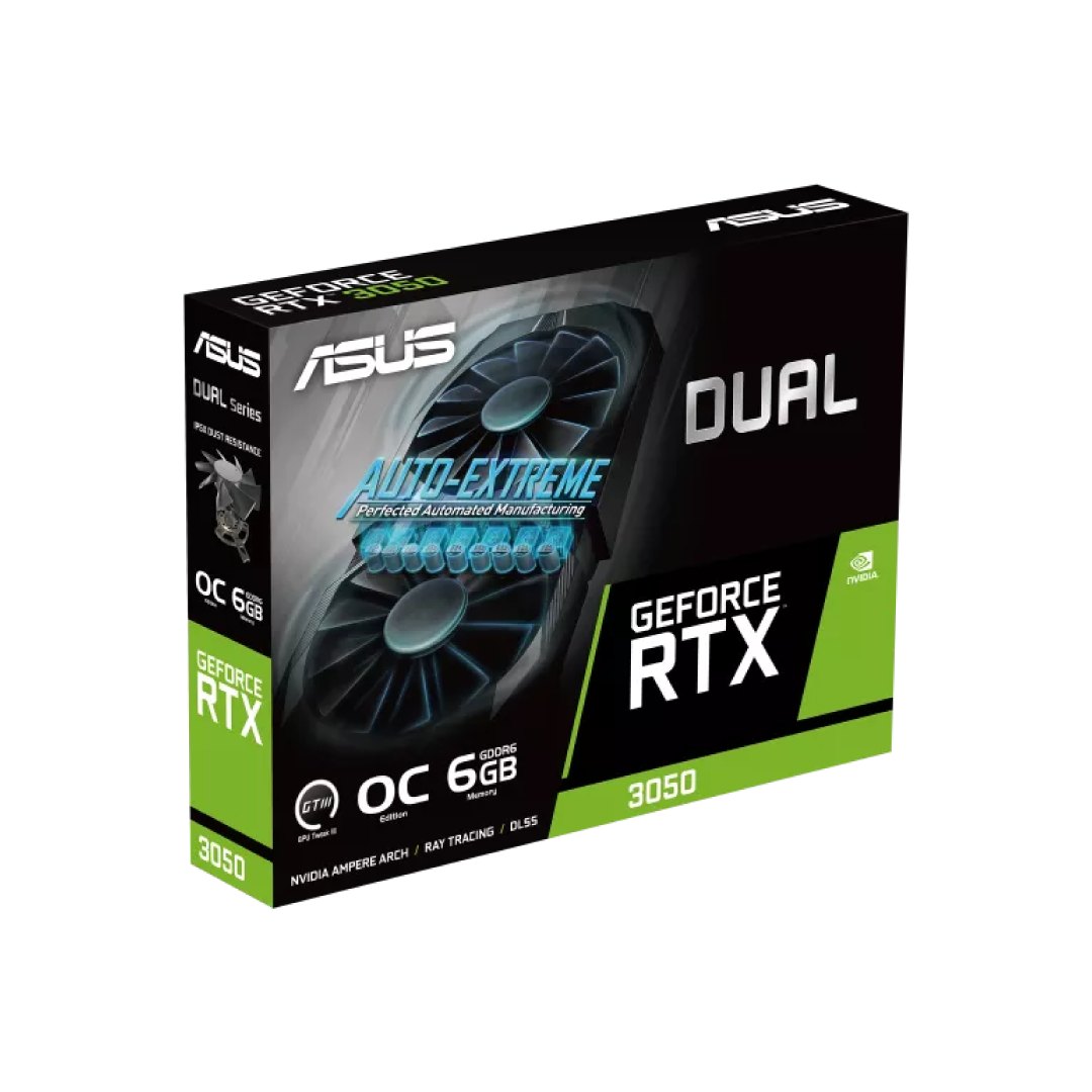 ASUS Dual GeForce RTX 3050‑O6G 3