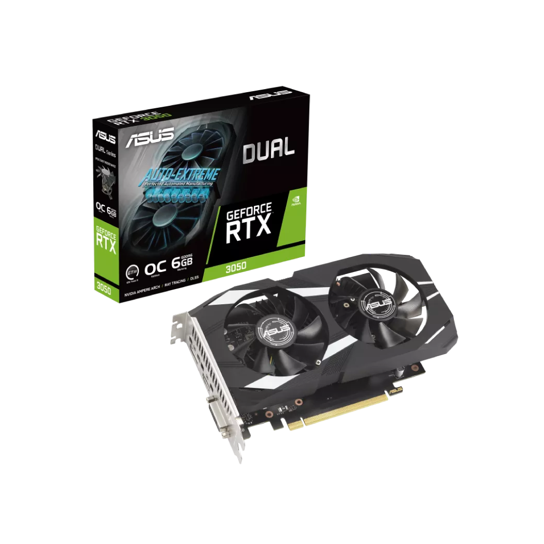 ASUS Dual GeForce RTX 3050‑O6G