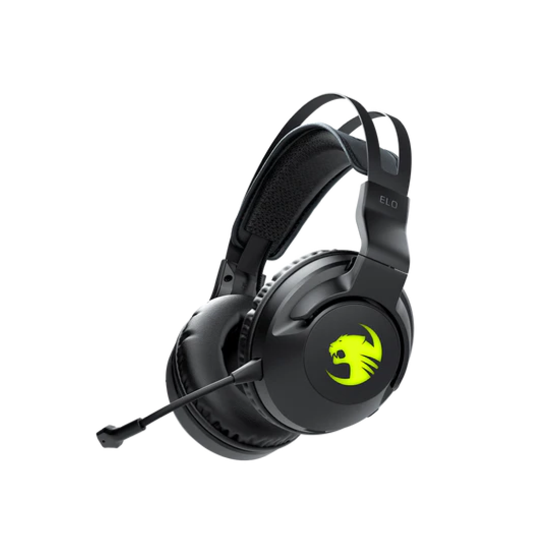 Roccat ELO 7.1 USB RGB Gaming Headset – 7.1 Surround Sound / 50mm Drivers / Detachable Mic