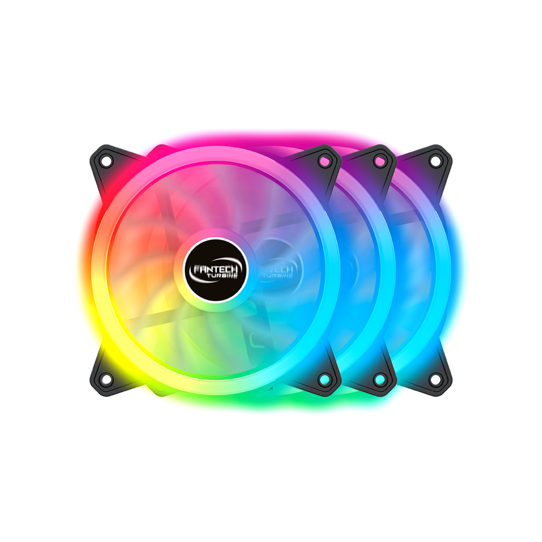 Fantech TURBINE FB-301 Black RGB Case Fan Kit (3-in-1)