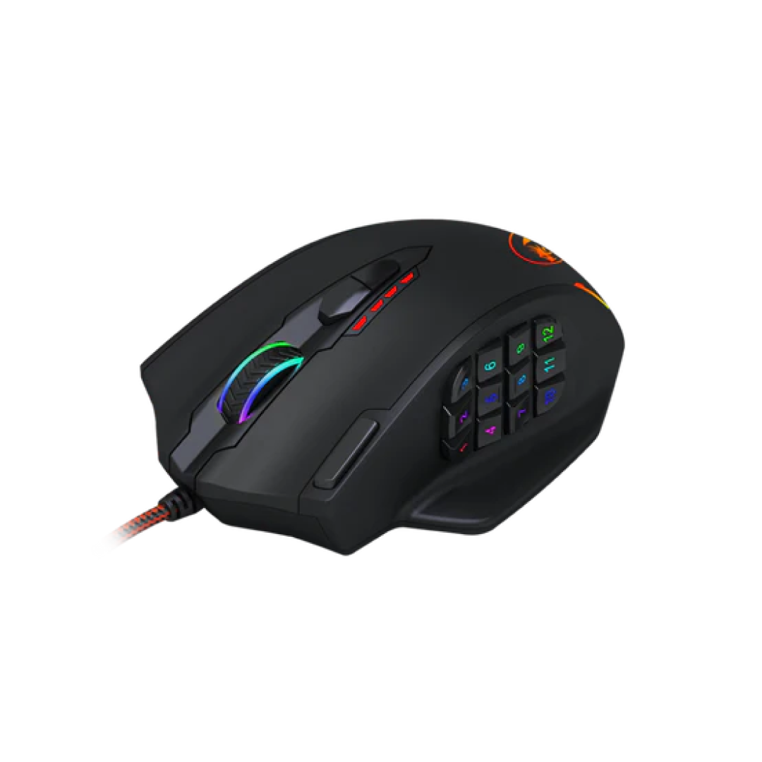 REDRAGON-M908 | Redragon Impact M908 RGB MMO Gaming Mouse – 12400 DPI 12 Buttons 2