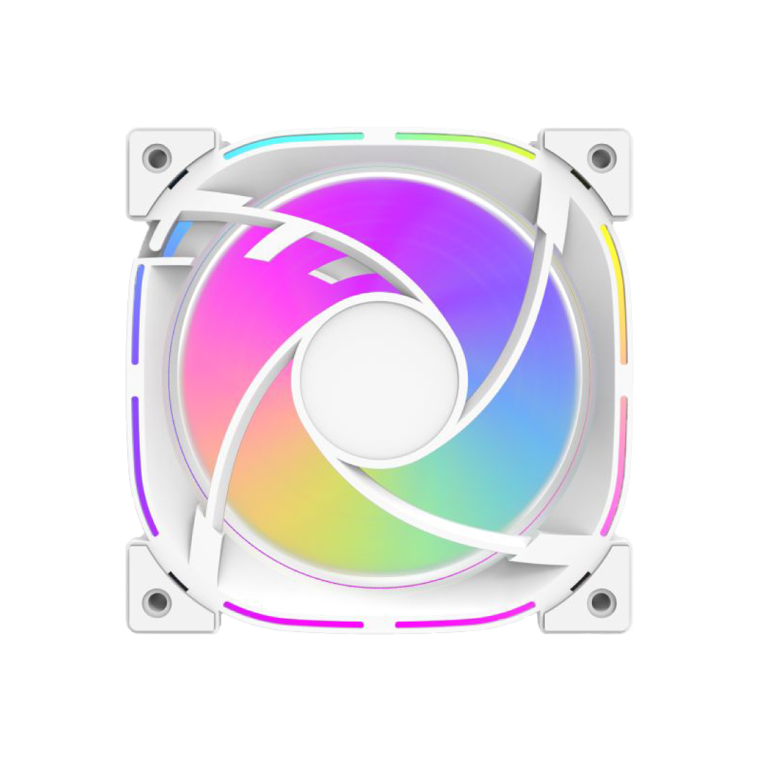 DarkFlash INF24T White PWM A‑RGB 120mm Case Fans 1