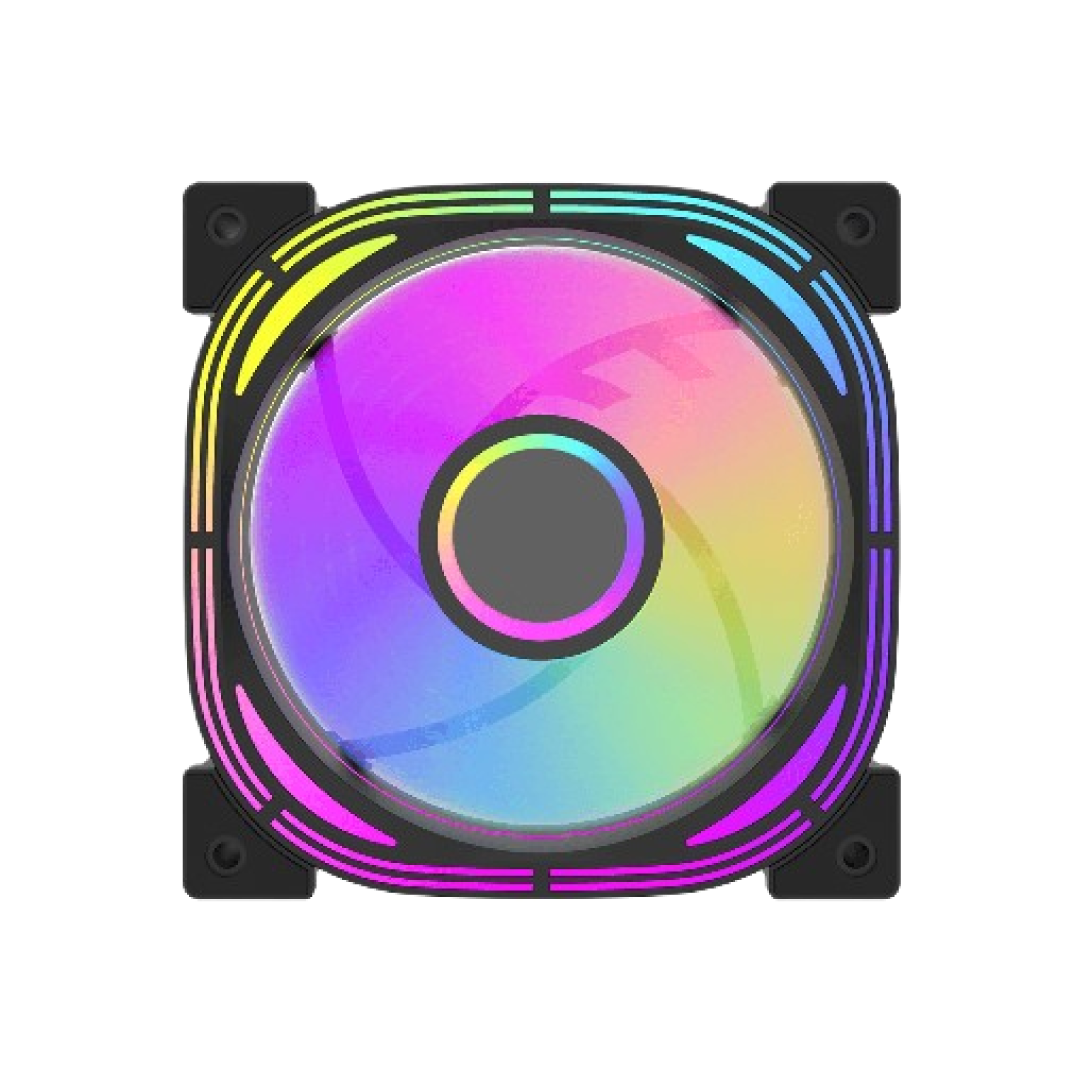 DarkFlash INF24T Black PWM A‑RGB 120mm Case Fans