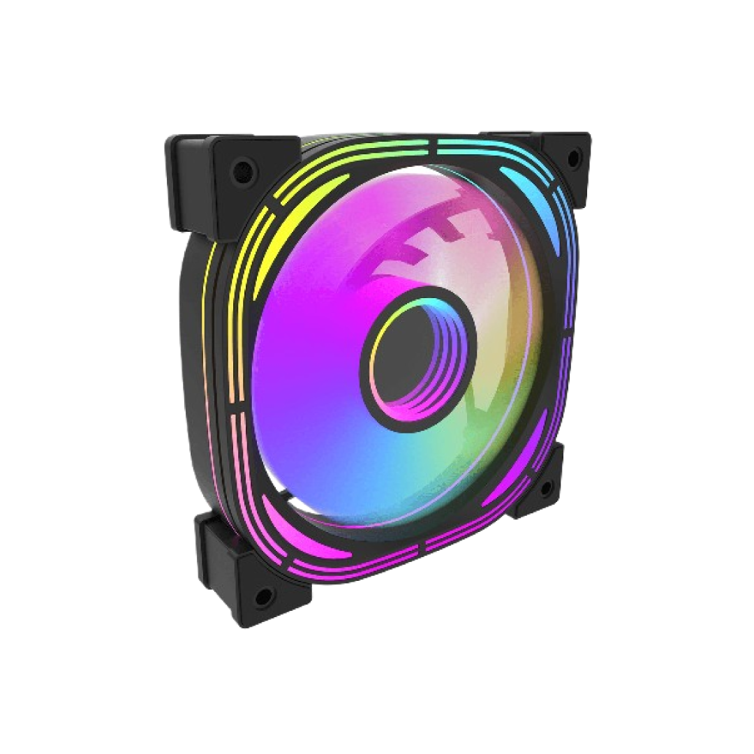 DarkFlash INF24T Black PWM A‑RGB 120mm Case Fans 2