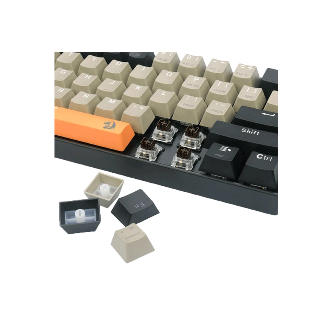 Redragon Laksmi K606-OG&GY&BK Mechanical Gaming Keyboard – 60% Red Switch (SKU: K606-OG&GY&BK) 1