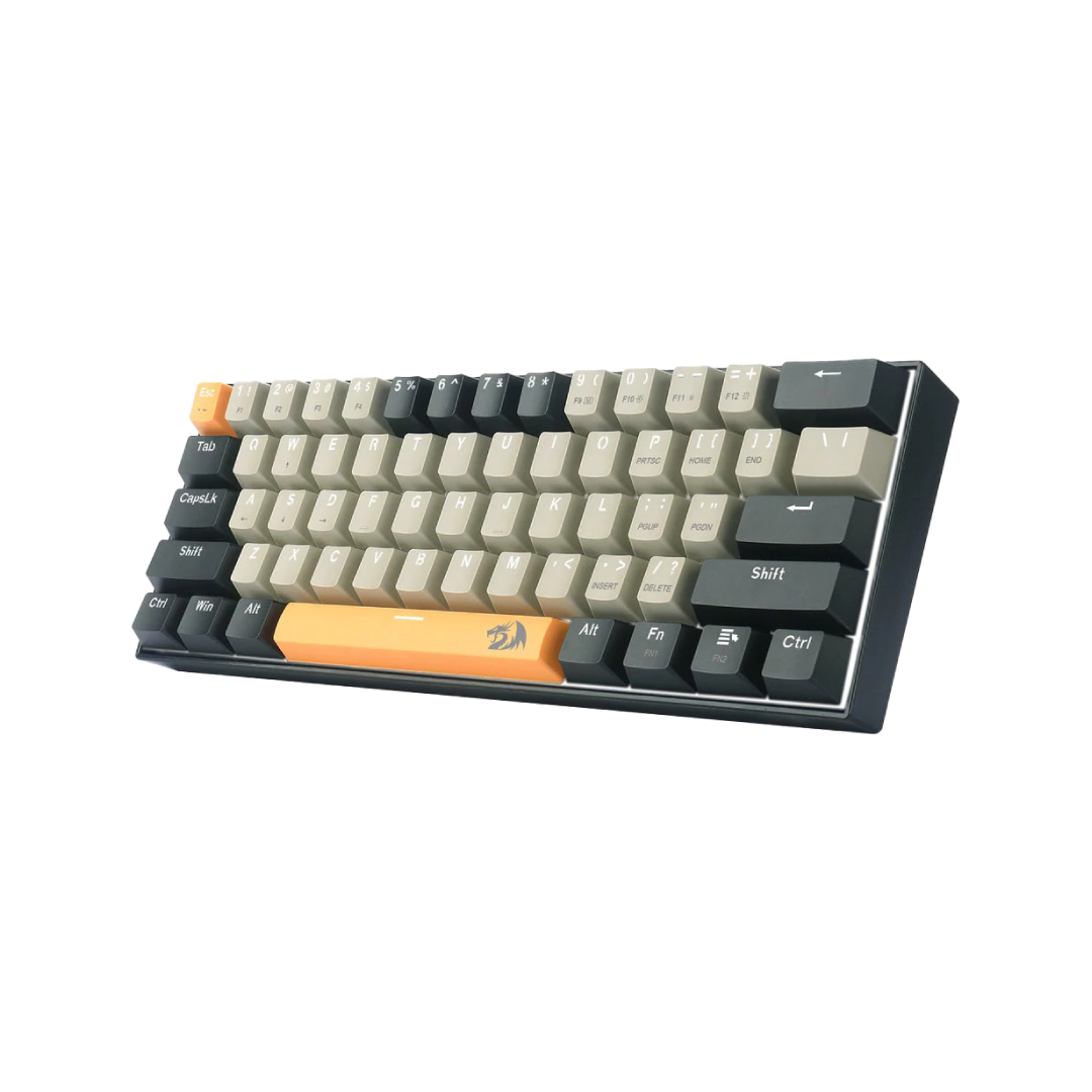 Redragon Laksmi K606-OG&GY&BK Mechanical Gaming Keyboard – 60% Red Switch (SKU: K606-OG&GY&BK) 1