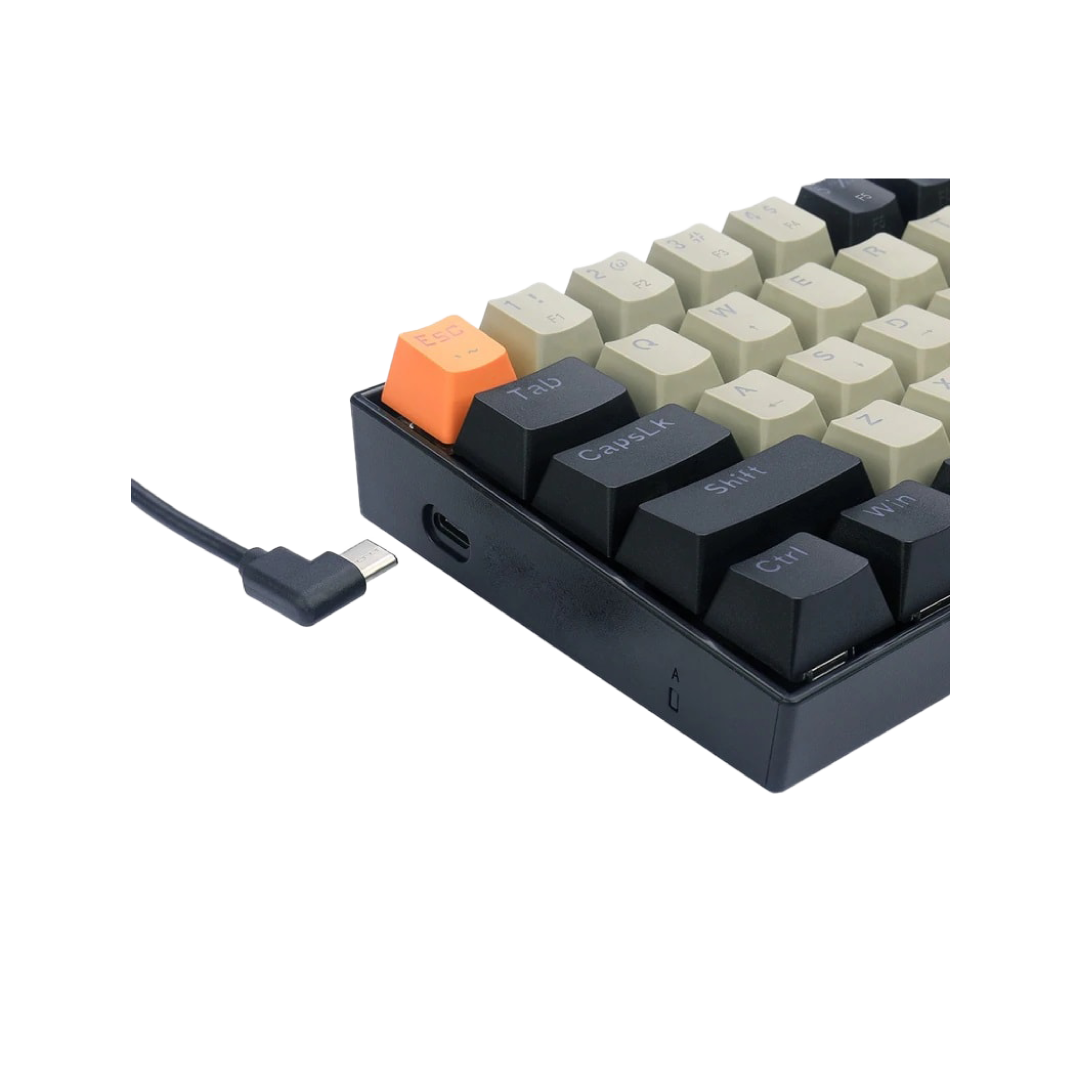 Redragon Laksmi K606-OG&GY&BK Mechanical Gaming Keyboard – 60% Red Switch (SKU: K606-OG&GY&BK) 2