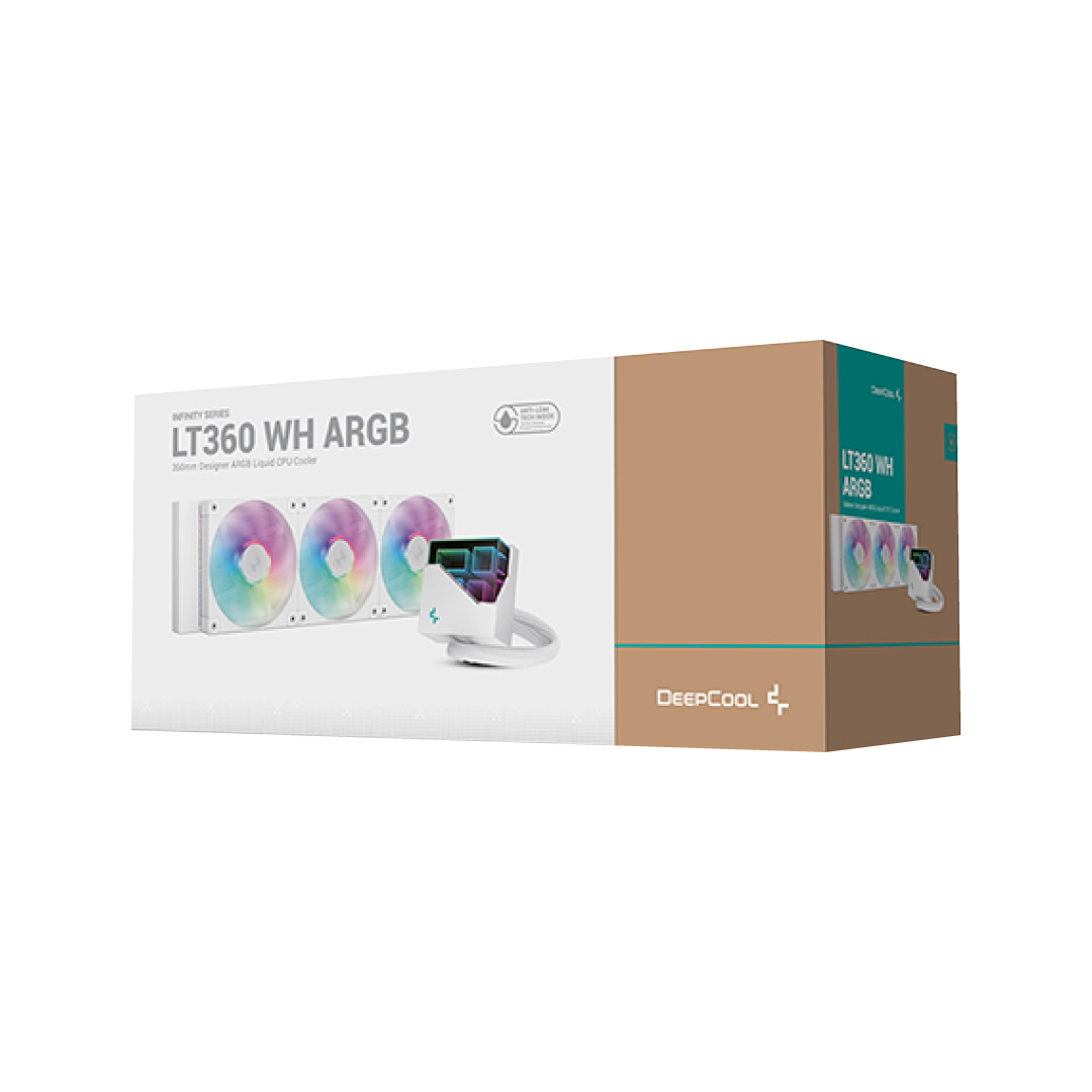 DeepCool LT360 ARGB White AIO Liquid CPU Cooler